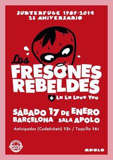 Los Fresones Rebeldes actuarán también en Barcelona