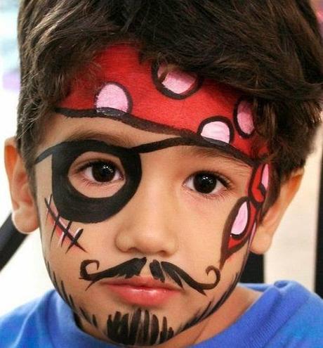 Bonitos Modelos de caritas pintadas para niños