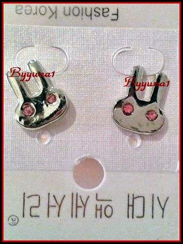 COMPRAS EN BORN PRETTY http://www.bornprettystore.com/pair-cute-rabbit-studs-sleek-studs-p-13392.html