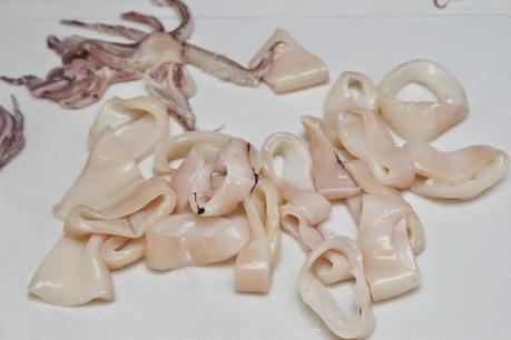 Buñuelos de calamares en rebozado de cerveza Buñuelos de calamares en rebozado de cerveza