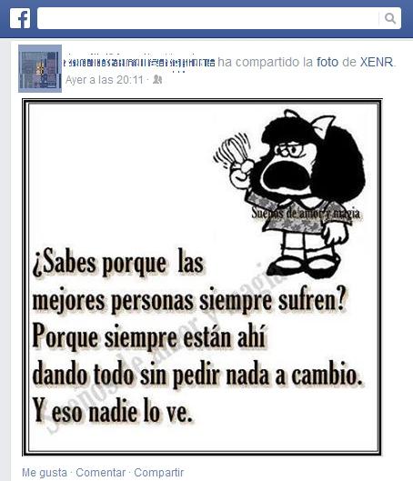 ¿Y si los agasajamos bien? Una de las Mafaldas con texto apócrifo que circulan en Facebook.