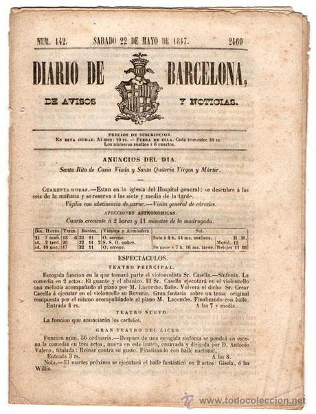 EL DIARIO DE BARCELONA: 222 AÑOS Y UN DÍA EL DIARIO DE BARCELONA: 222 AÑOS Y UN DÍA