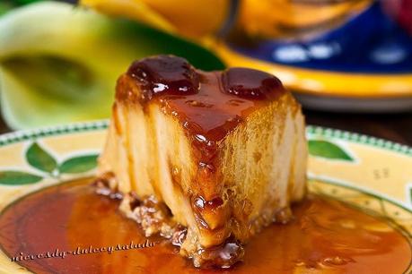 FLAN DE GALLETAS Y NUECES EN MICROONDAS FLAN DE GALLETAS Y NUECES EN MICROONDAS