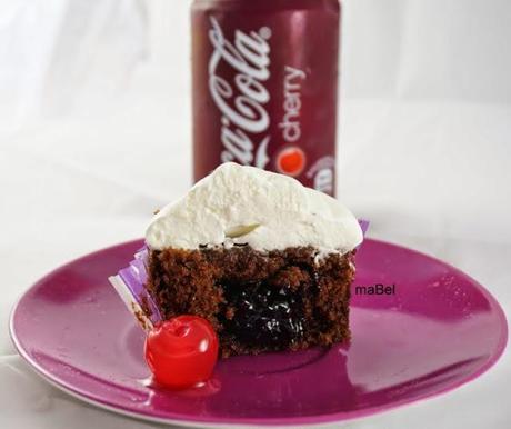 Cupcakes y frosting de Coca Cola