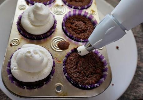 Cupcakes y frosting de Coca Cola Cupcakes y frosting de Coca Cola