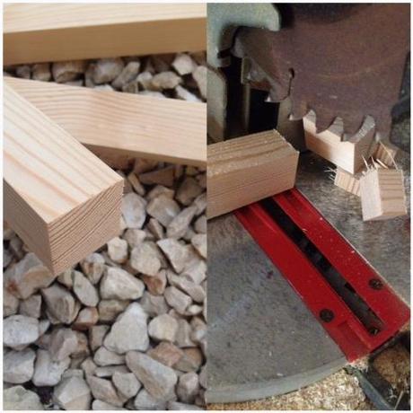 Cuadro con bloques de madera Cuadro con bloques de madera