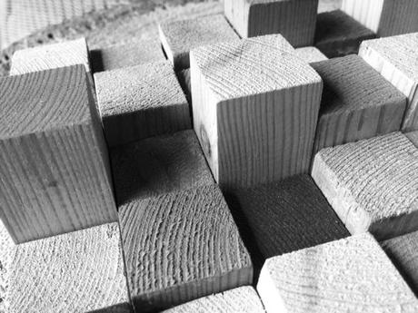 Cuadro con bloques de madera Cuadro con bloques de madera