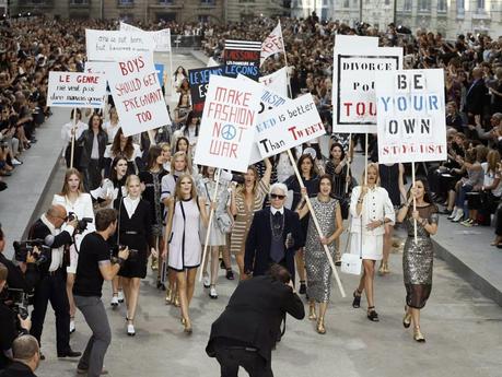La protesta de Chanel, mensaje social o marketing? La protesta de Chanel, mensaje social o marketing?