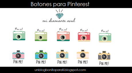 Freebies: Botones de Pinterest para el blog + tutorial Freebies: Botones de Pinterest para el blog + tutorial