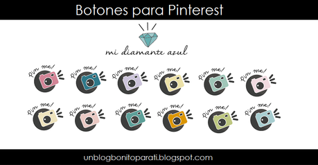 Freebies: Botones de Pinterest para el blog + tutorial Freebies: Botones de Pinterest para el blog + tutorial