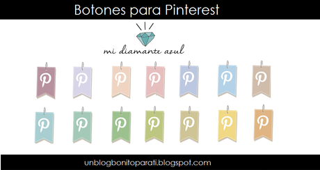 Freebies: Botones de Pinterest para el blog + tutorial Freebies: Botones de Pinterest para el blog + tutorial