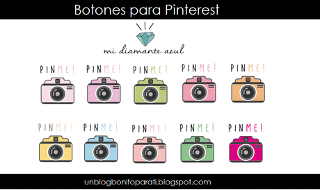 Freebies: Botones de Pinterest para el blog + tutorial Freebies: Botones de Pinterest para el blog + tutorial