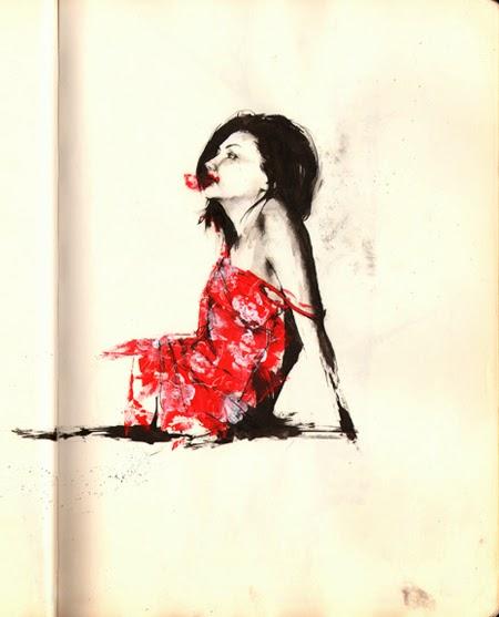 Las ilustraciones a tinta de Sail Uselessarm Las ilustraciones a tinta de Sail Uselessarm