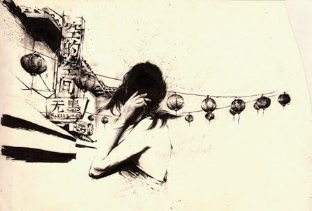Las ilustraciones a tinta de Sail Uselessarm Las ilustraciones a tinta de Sail Uselessarm