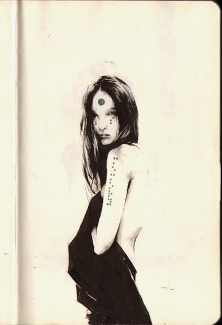 Las ilustraciones a tinta de Sail Uselessarm Las ilustraciones a tinta de Sail Uselessarm