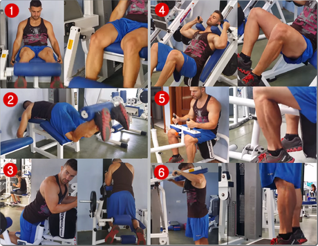 Entrenamiento de piernas para definición y fuerza muscular