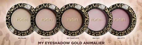 Edición Limitada GOLD ANIMALIER ~ Astra Makeup. Colección Otoño-Invierno Edición Limitada GOLD ANIMALIER ~ Astra Makeup. Colección Otoño-Invierno