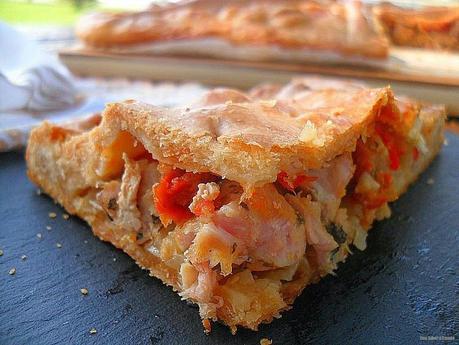Empanada gallega de raxo ( con masa al momento ) Empanada gallega de raxo ( con masa al momento )