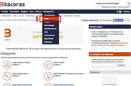 Teleaire.com participa en Bitácoras 2014 Premios bitácoras 2014