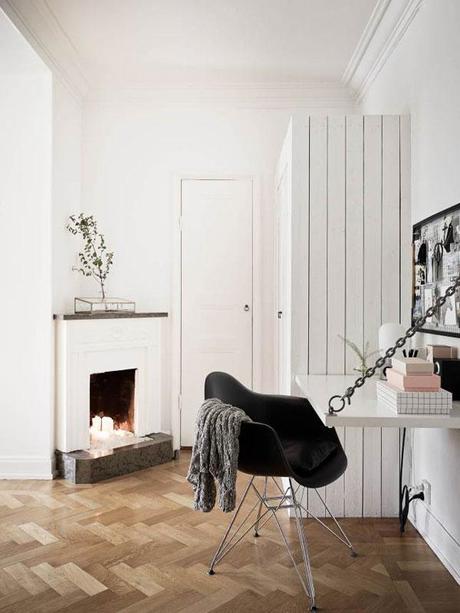 Suelos de espiga y decoración nórdica. Una pareja que se entiende perfectamente Suelos de espiga y decoración nórdica. Una pareja que se entiende perfectamente