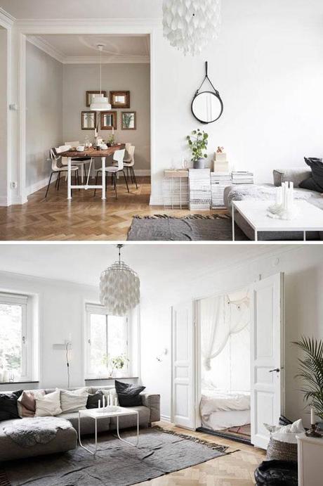 Suelos de espiga y decoración nórdica. Una pareja que se entiende perfectamente Suelos de espiga y decoración nórdica. Una pareja que se entiende perfectamente