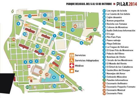 Plano Colores de Otoño Parque Delicias Agenda Zaragoza