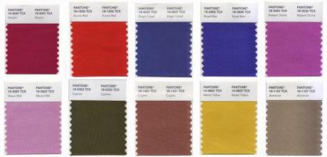 Tabla Pantone ,colores de moda inspirados en la naturaleza. Pantone nos ofrece la guía de lo que vas a llevar….os suenan los colores???