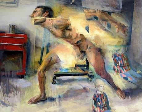 Kent Williams, entre realismo y neo-expresionismo, con la figura humana  siempre presente.