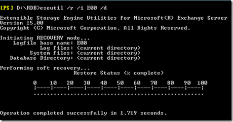 Eseutil para dejar una base en clean shutdown Eseutil para dejar una base en clean shutdown