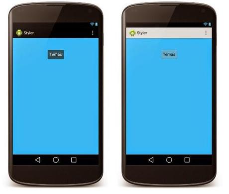 Temas y estilos en Android Temas y estilos en Android