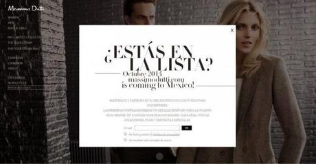 MASSIMO DUTTI tienda online en Mexico