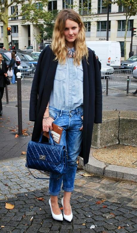 STREET STYLE INSPIRATION; DENIM on DENIM.-