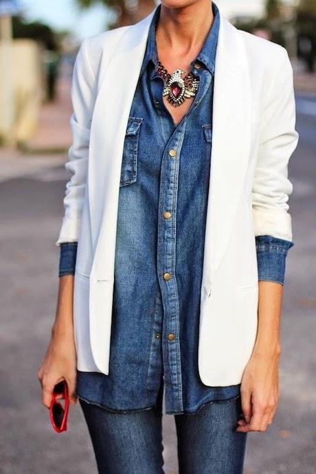 STREET STYLE INSPIRATION; DENIM on DENIM.-