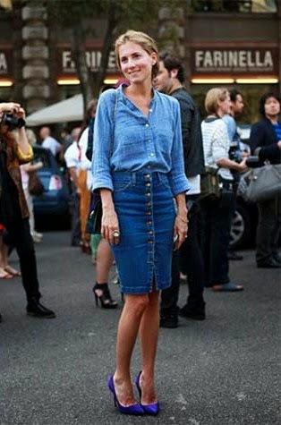 STREET STYLE INSPIRATION; DENIM on DENIM.-