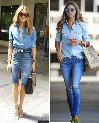 STREET STYLE INSPIRATION; DENIM on DENIM.-