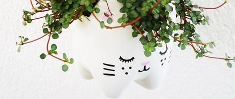 Reciclar botellas de plástico en una bonita maceta gatito reciclar botellas de plastico maceta gatito005 Reciclar botellas de plástico en una bonita maceta gatito reciclar botellas de plástico reciclar reciclaje divertido meowceta macetero reciclado