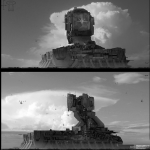 Diseños conceptuales para la sede de los Nova Corps en Guardianes de la Galaxia Diseño Conceptual GotG