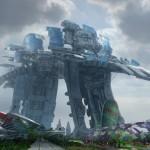 Diseños conceptuales para la sede de los Nova Corps en Guardianes de la Galaxia Diseño Conceptual GotG