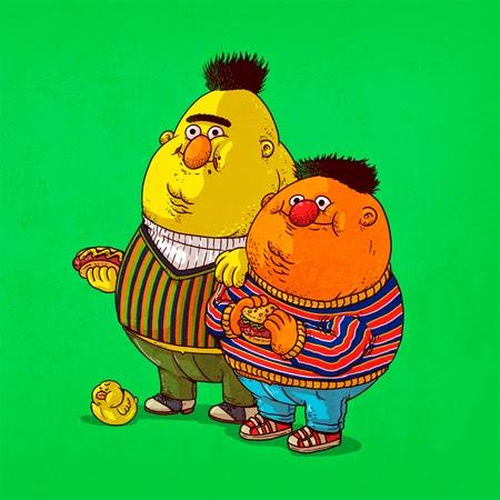 The Famous Chunkies. Ilustraciones de Alex Solis