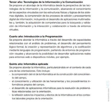 Un paso gigante para la #InformáticaComoMateria Un paso gigante para la #InformáticaComoMateria