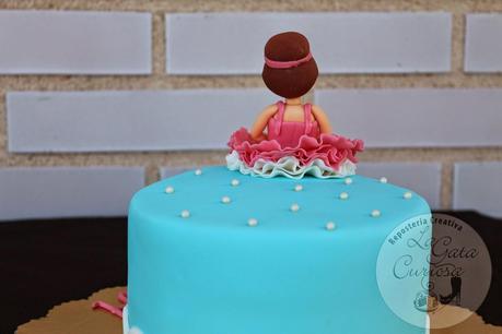TARTA FONDANT BAILARINA PARA NATALIA TARTA FONDANT BAILARINA PARA NATALIA