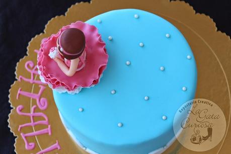 TARTA FONDANT BAILARINA PARA NATALIA TARTA FONDANT BAILARINA PARA NATALIA