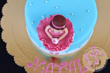 TARTA FONDANT BAILARINA PARA NATALIA TARTA FONDANT BAILARINA PARA NATALIA