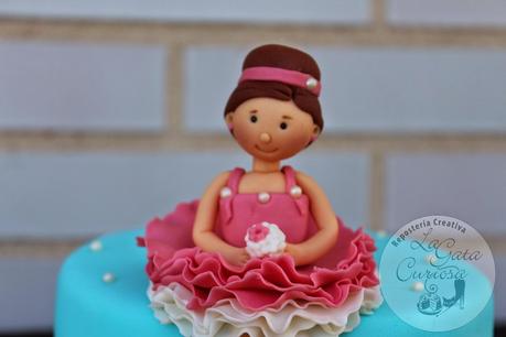 TARTA FONDANT BAILARINA PARA NATALIA TARTA FONDANT BAILARINA PARA NATALIA