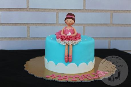 TARTA FONDANT BAILARINA PARA NATALIA TARTA FONDANT BAILARINA PARA NATALIA