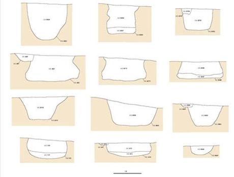 Escaramujos: un extenso yacimiento de silos de la Prehistoria Reciente en Toledo. Secciones de Silos de Escaramujos