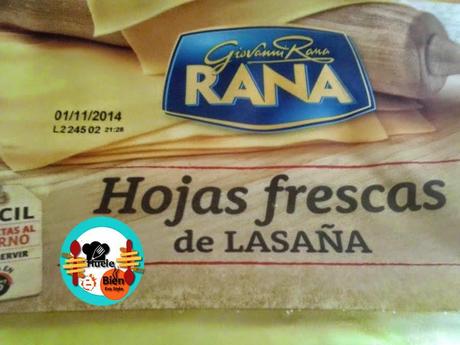 Lasaña con espinacas y queso feta Lasaña con espinacas y queso feta