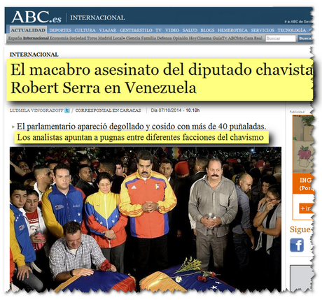 Venezuela calificó de repugnante injuria del diario ABC sobre sicariato terrorista de Robert Serra [+ video]