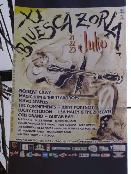 Carteles Cazorla Blues Festival