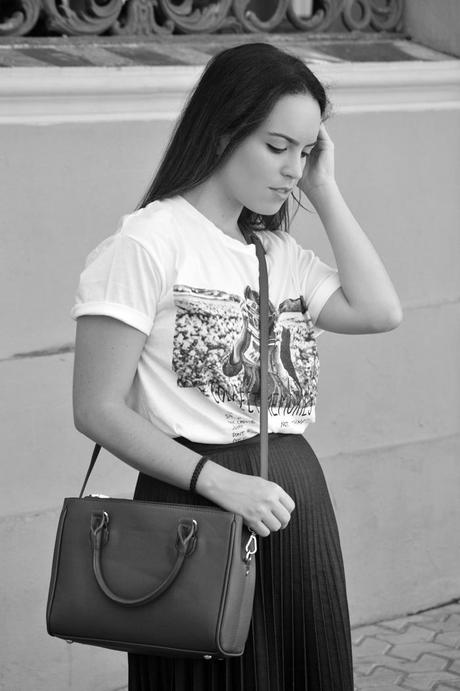 Outfit | Midi skirt